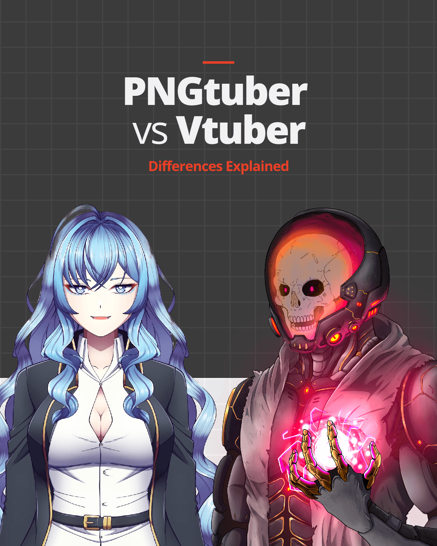 explaining the difference between PNGtuber vs Vtuber