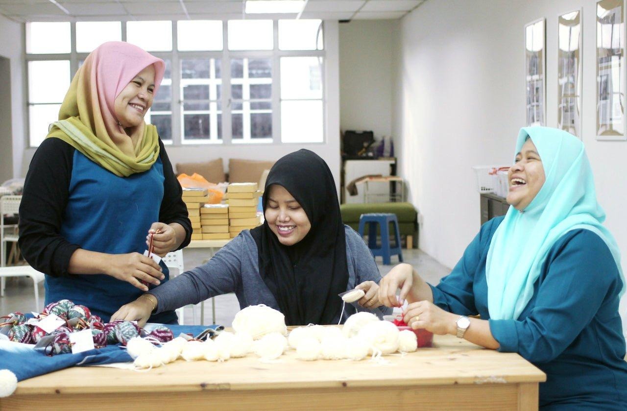 Batik Boutique artisan community — women's empowerment programme.