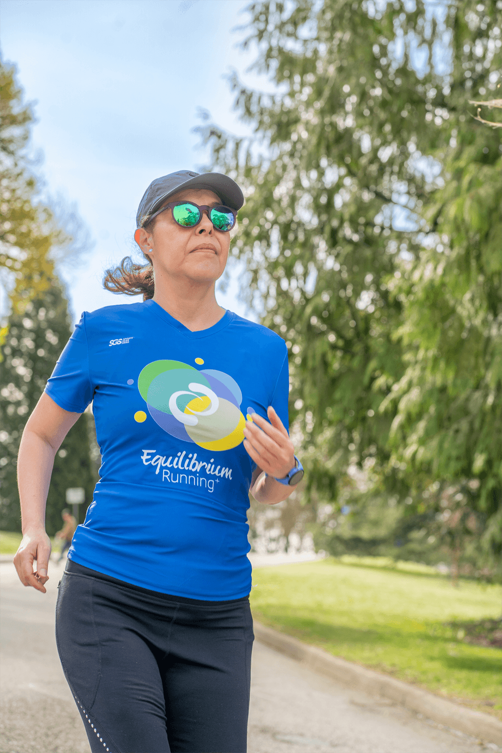 Coach Suenaga running outdoors