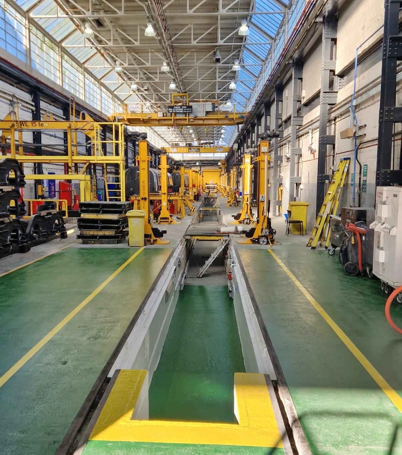 An electrical rail project completed by DPH