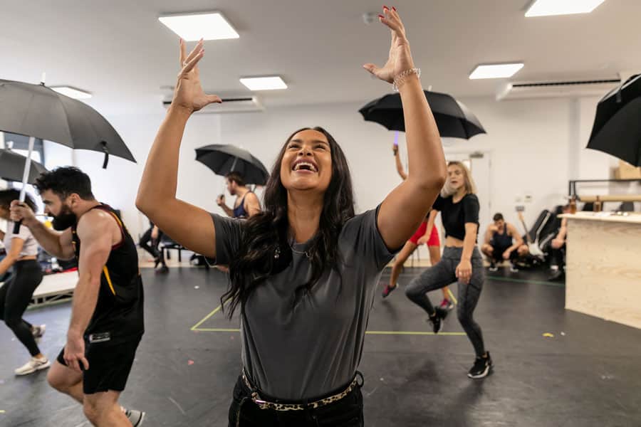 Rock of Ages Uk Tour Rehearsals