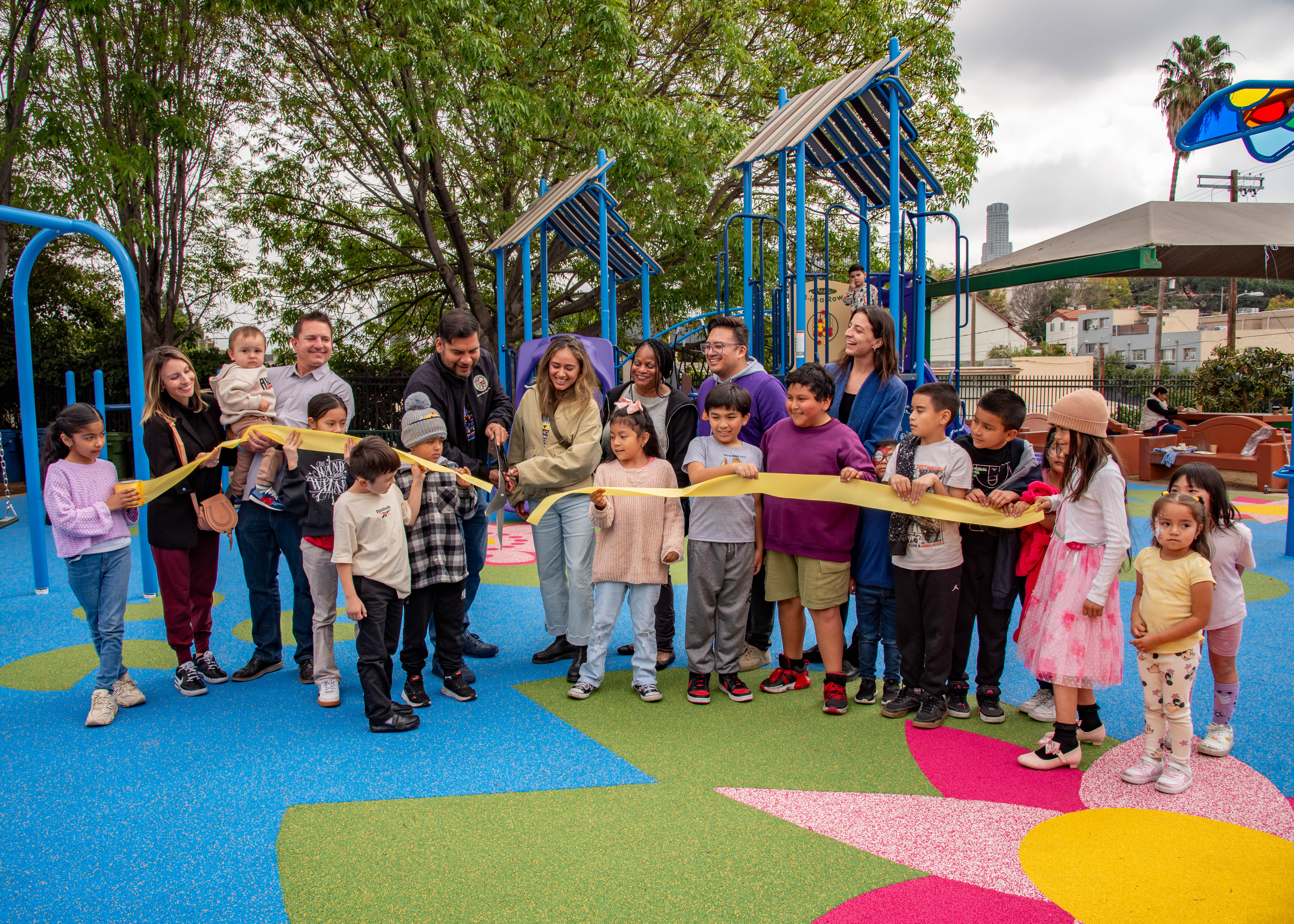 Unidad Park Playground Opening. Photo By: Jerry Sun