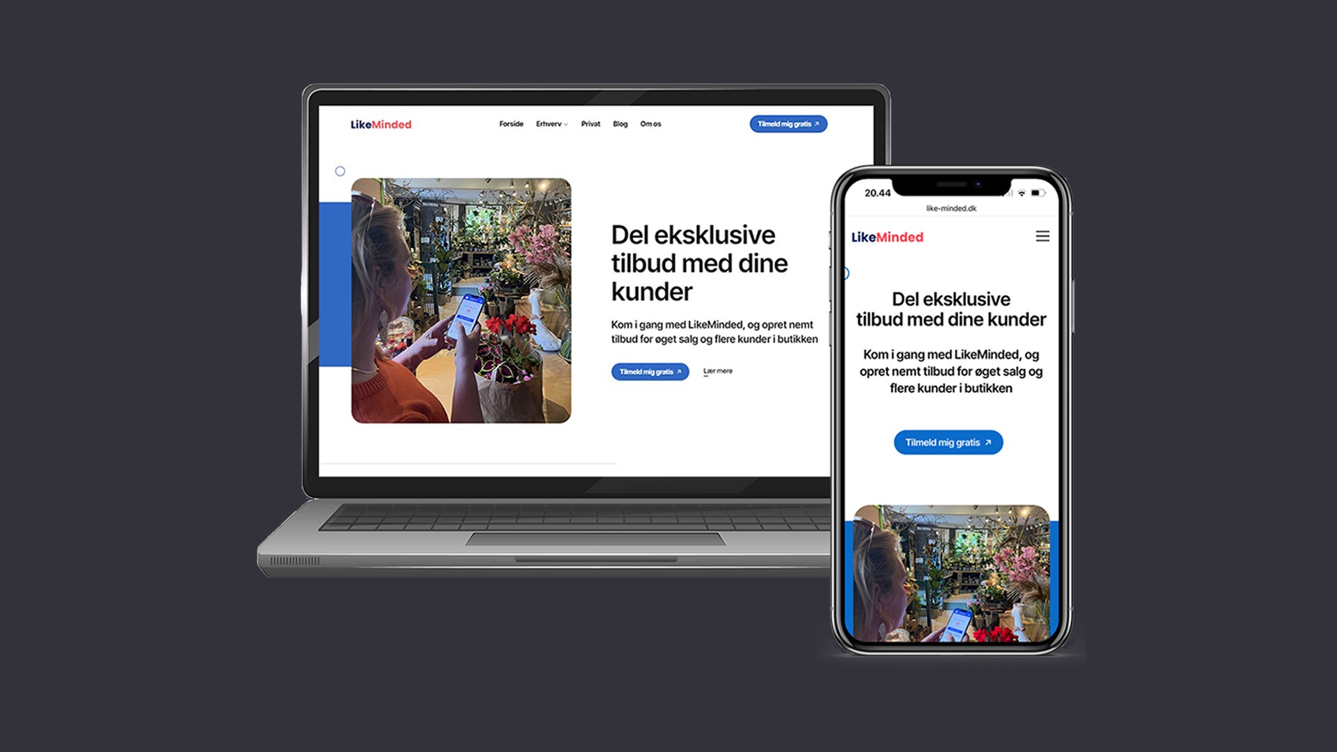 App Screen with open sidebar
