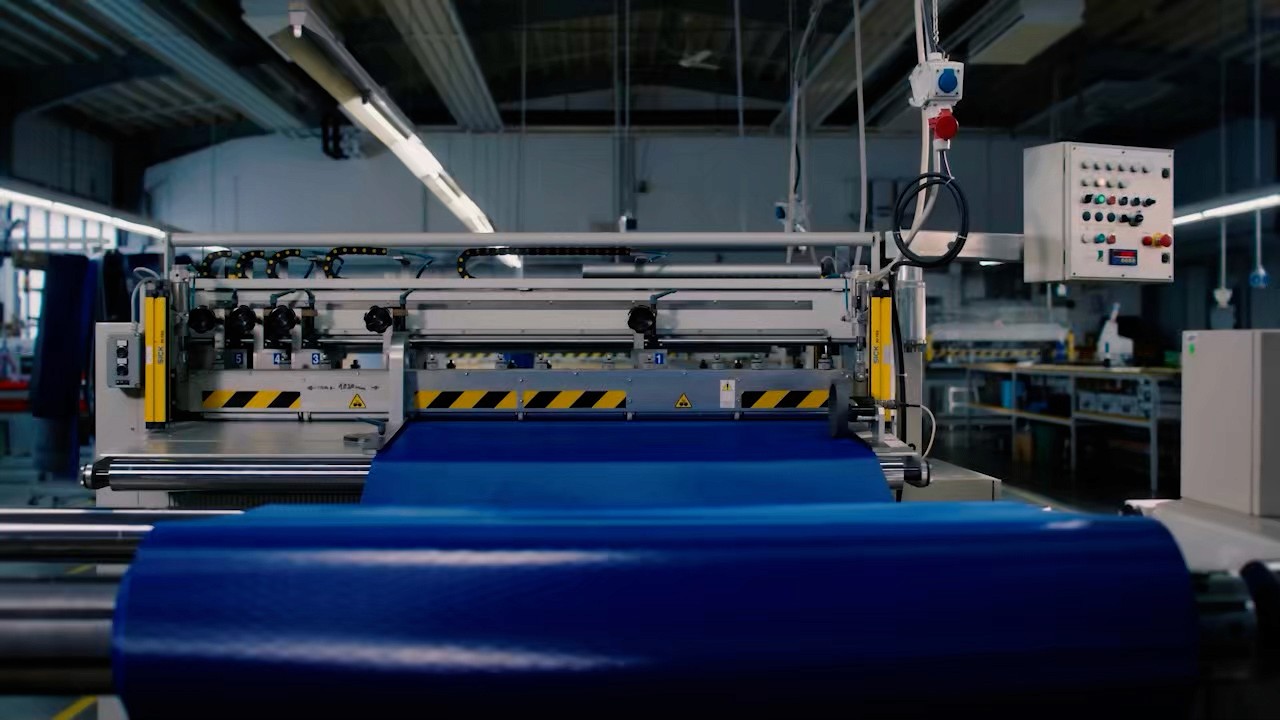 Beltservice Bannervideo Walzen mit Folien Videoproduktion Oxygen Pictures