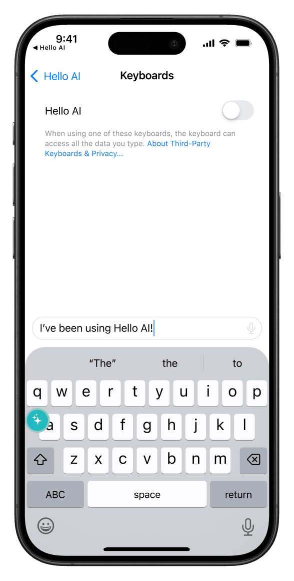 Talk to AI naturally