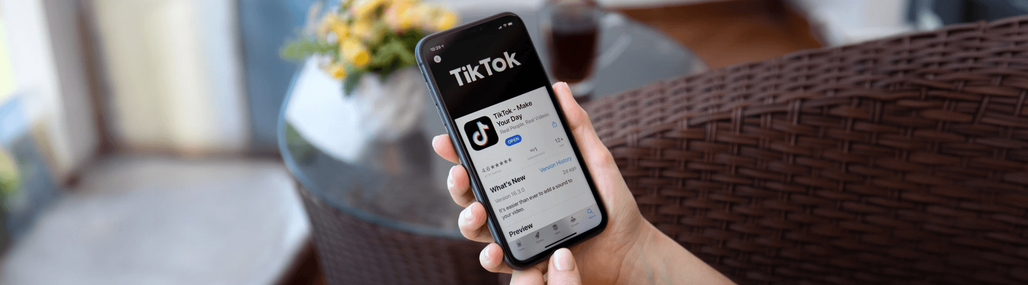 Downloading TikTok from an app store - TikTok Content Ideas Without Showing Face