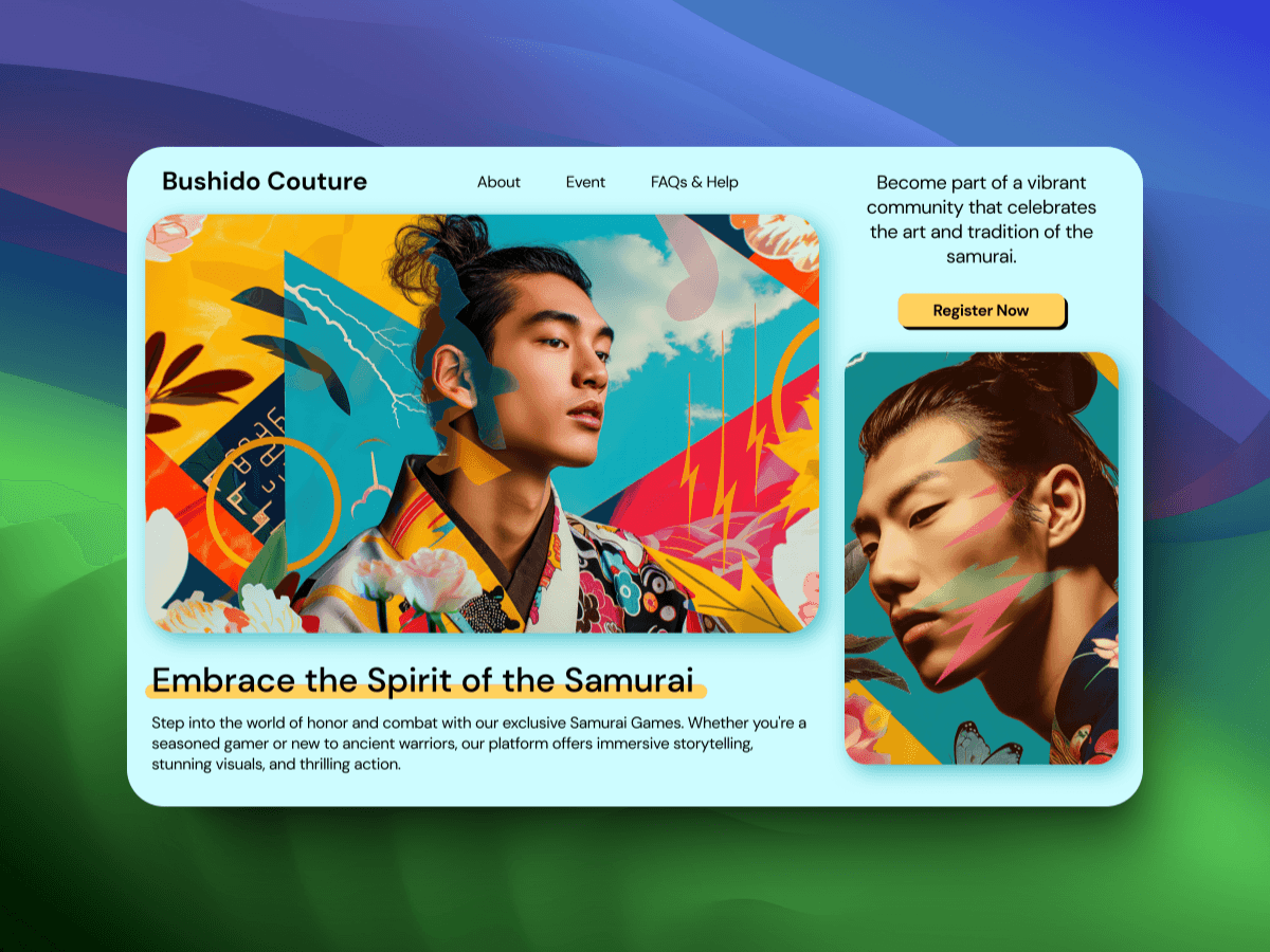 Banking Landing Page - Hero Section