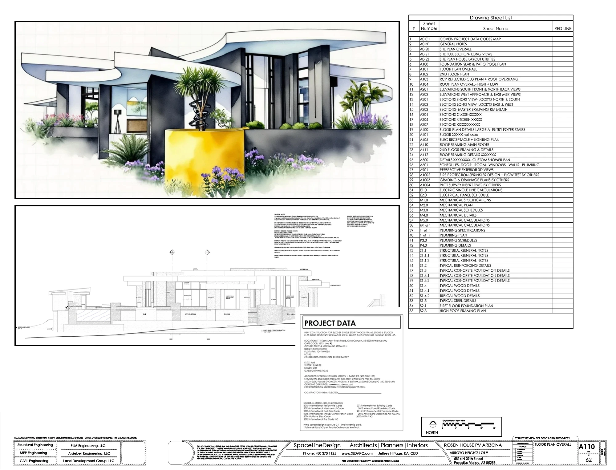 Paradise Valley Curvelinear Floor Plans