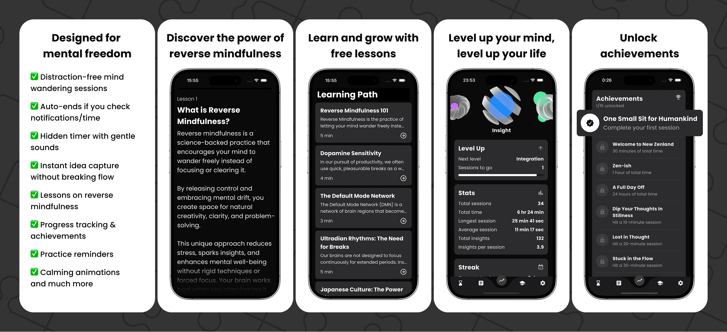 Still Nothing App Store Screenshots