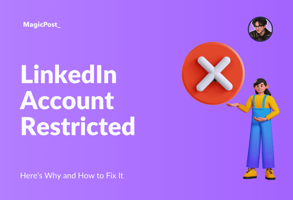 Miniatura di MagicPost per l'articolo Account LinkedIn limitato