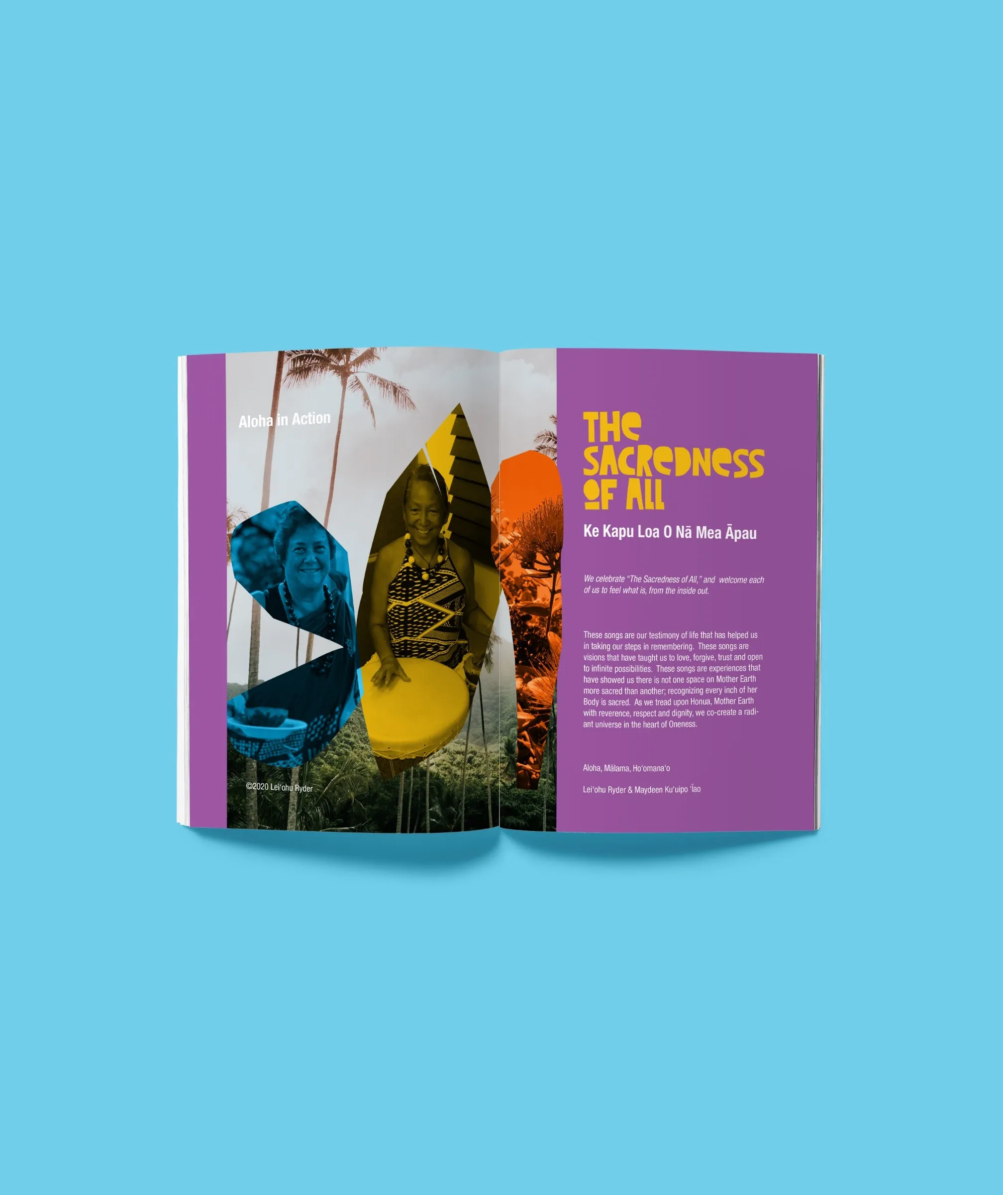 Aloha in Action nonprofit brand identity & website — gallery image 3 by GRNHS