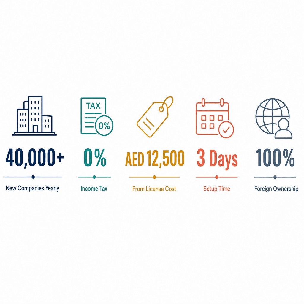Infographic: Business Setup in Dubai
