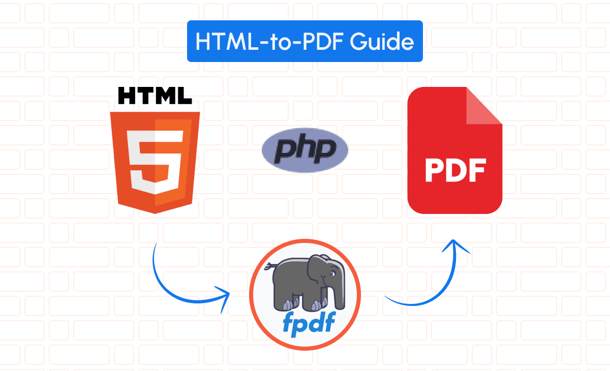 Guide to generate pdf from html using php fpdf