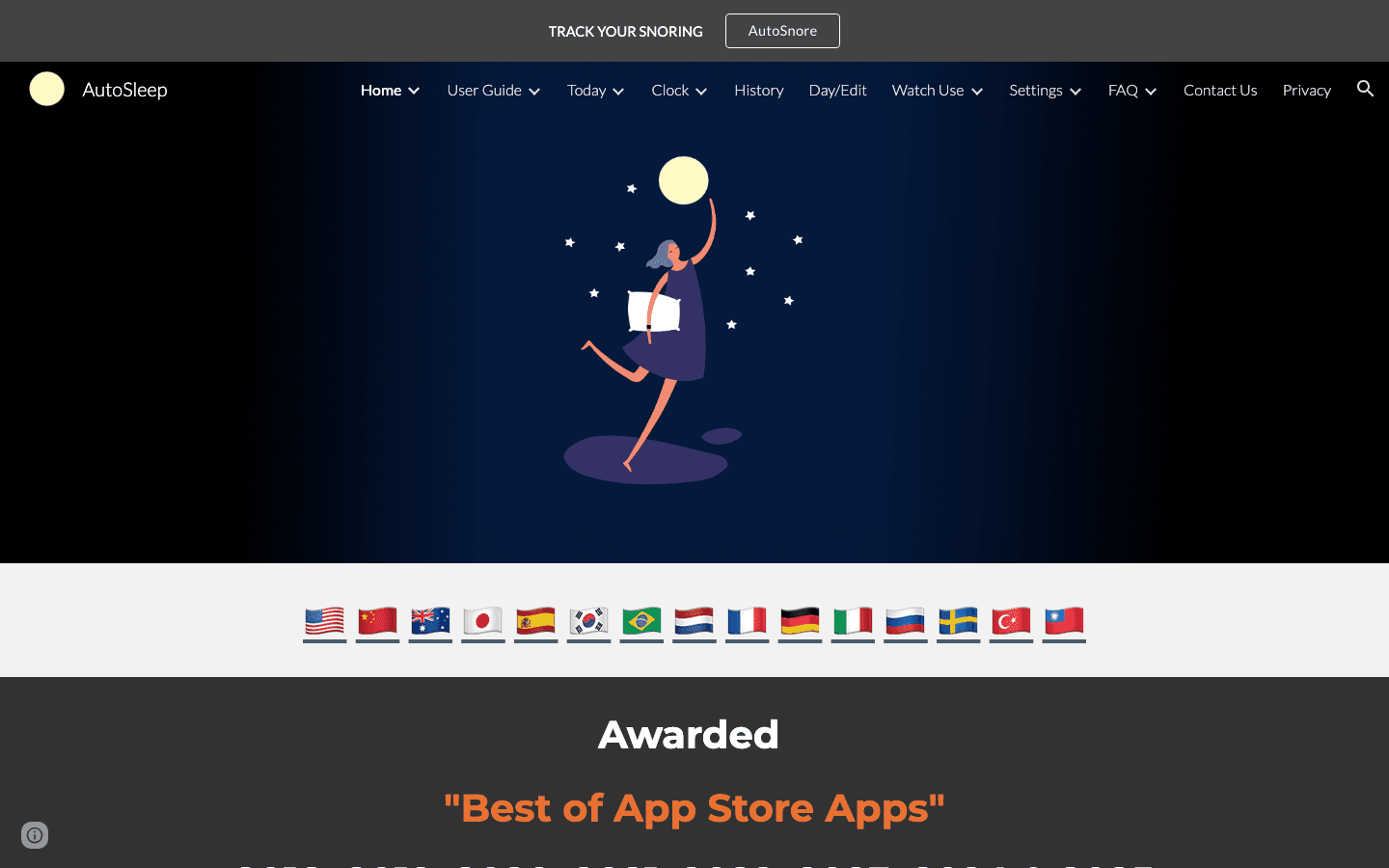 AutoSleep app screenshot