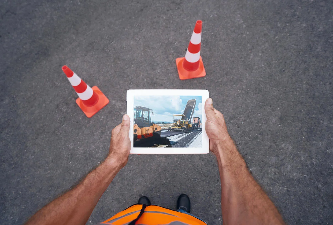 Expertise BTP et ingénierie : visualisation de projet routier sur tablette à La Réunion