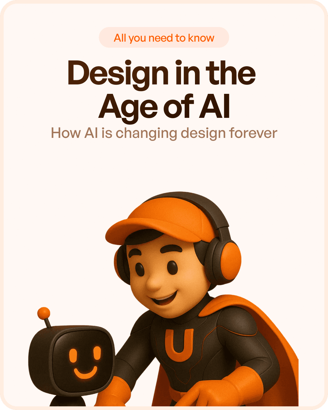 Upslide Mascot with AI bot