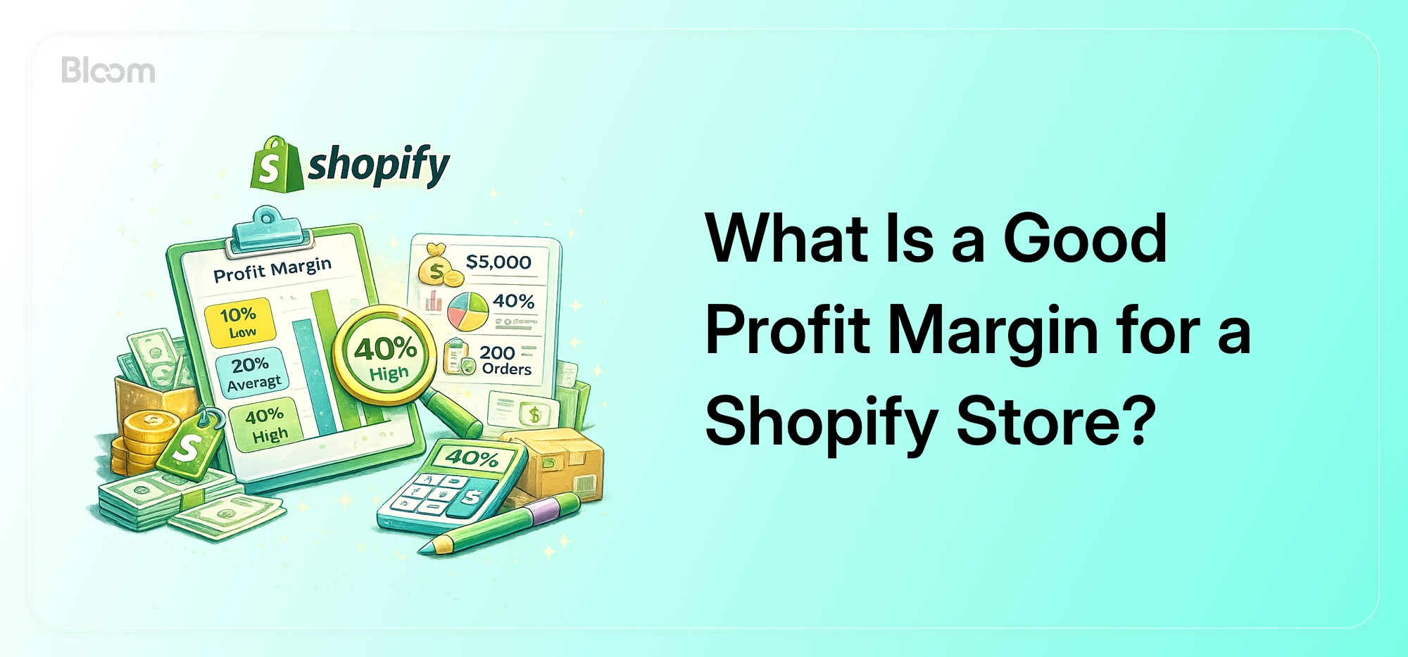 what is a good profit margin for shopify