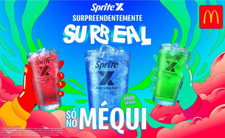 McDonald's acrescenta Sprite X sabor Lichia Blue ao cardápio