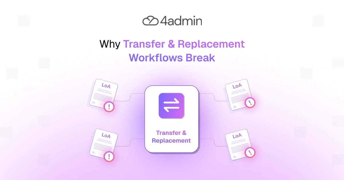 Why Transfer and Replacement Workflows Break as Firms Scale
