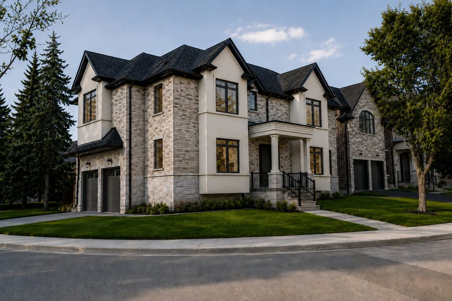 Custom built new 3,088 sq ft home in Etobicoke.