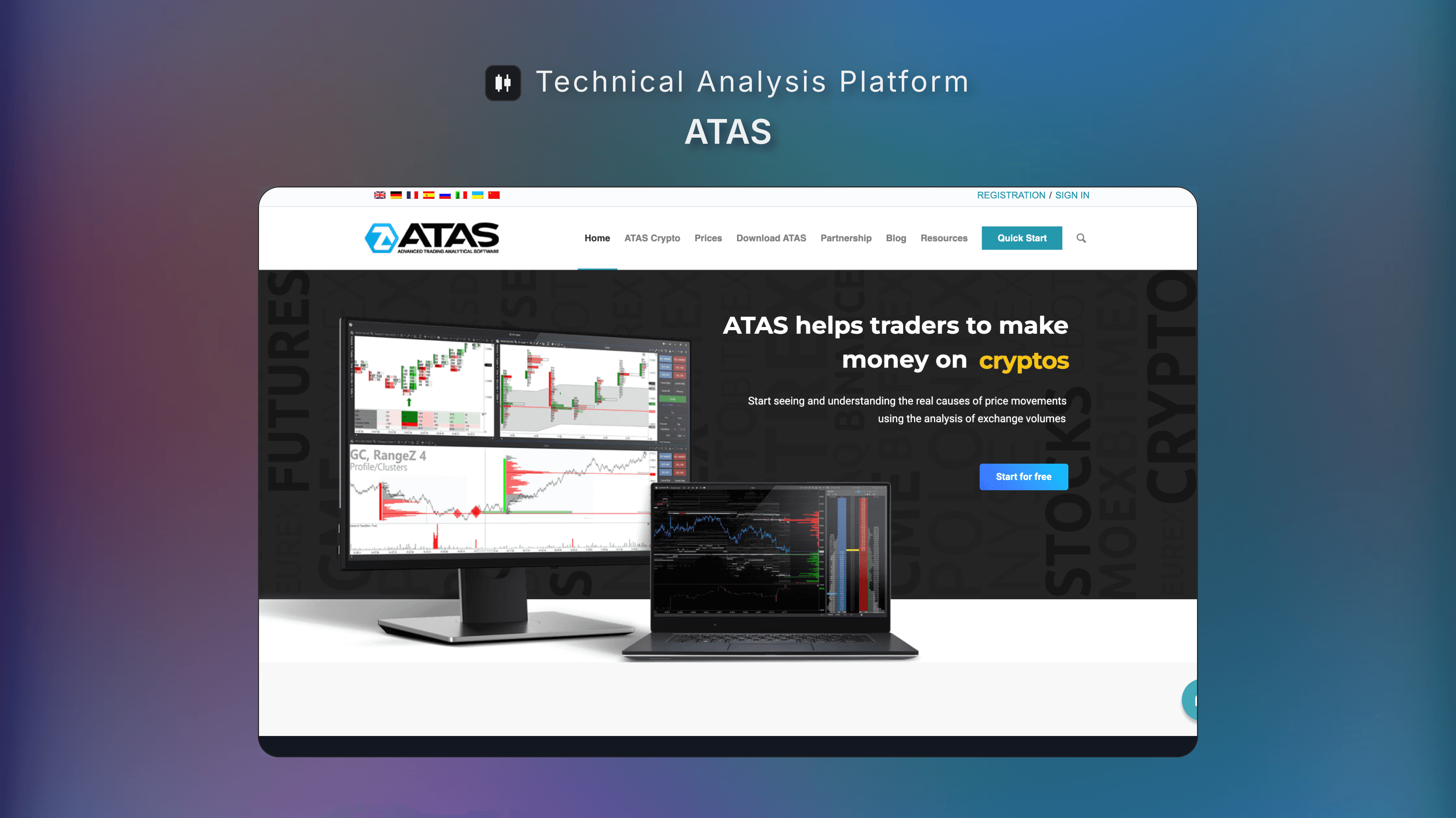 Liquidity Heatmaps and Orderflow Tools: ATAS