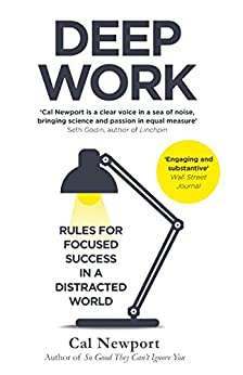 Cover image of the Deep Work book by Cal Newport