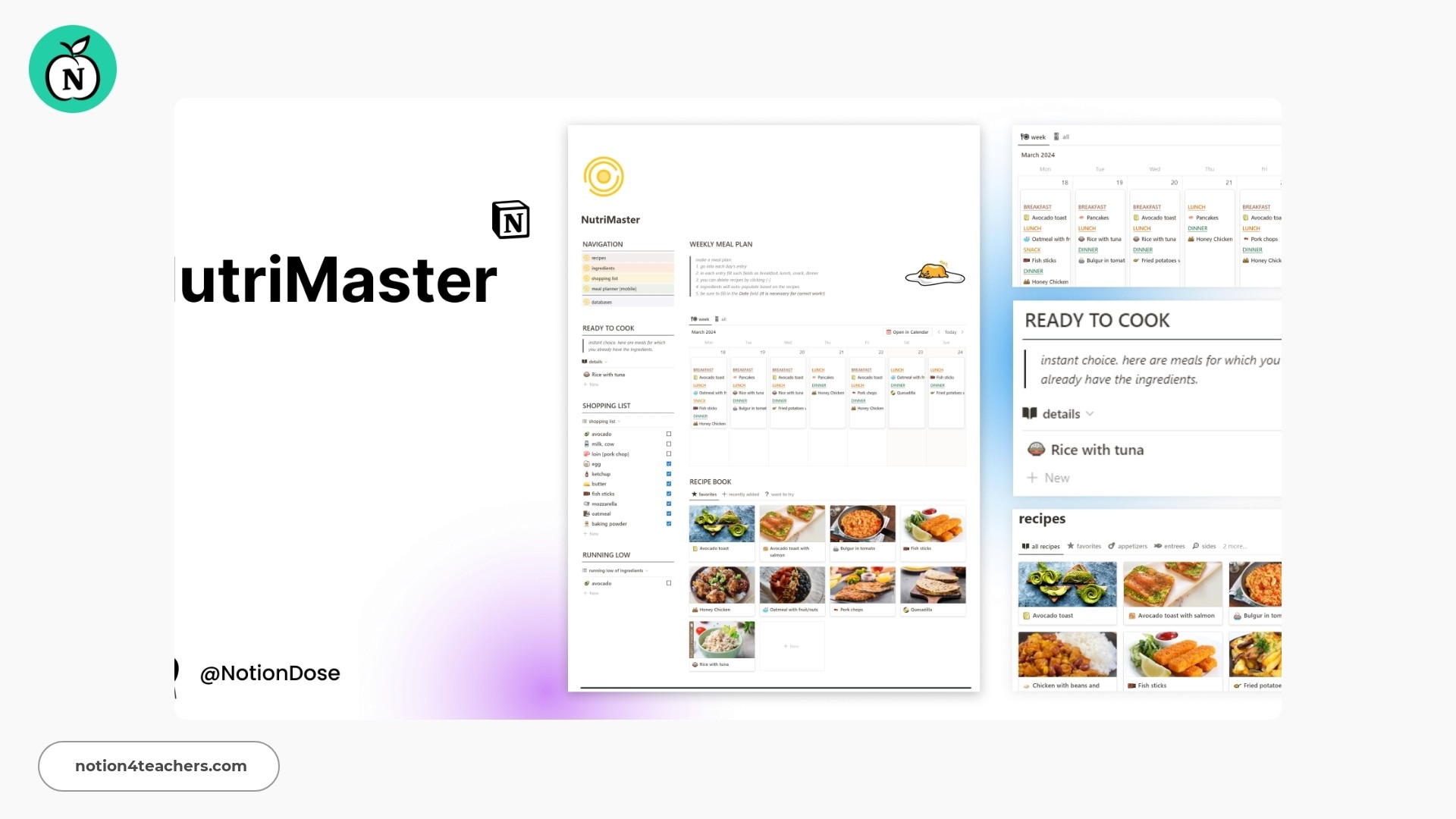 NutriMaster | Automated Meal Planner