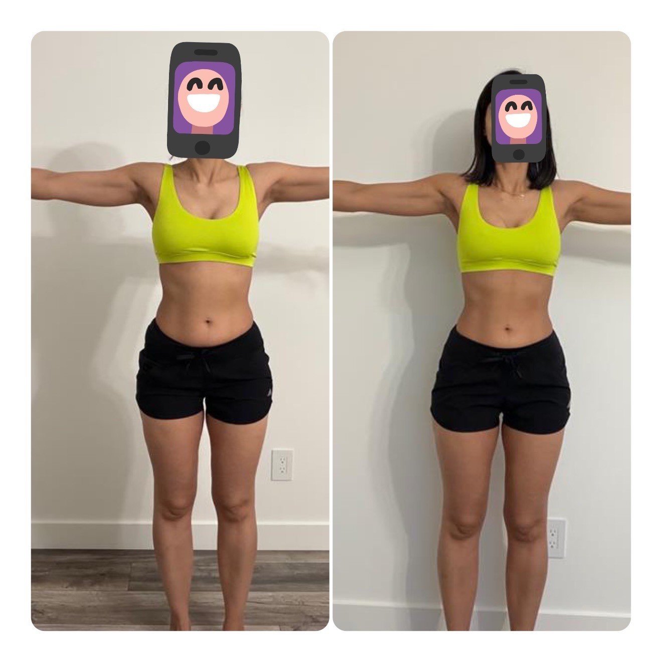 Woman with hands gently placed at her chest in a mindful pose, representing nervous system regulation and breathwork