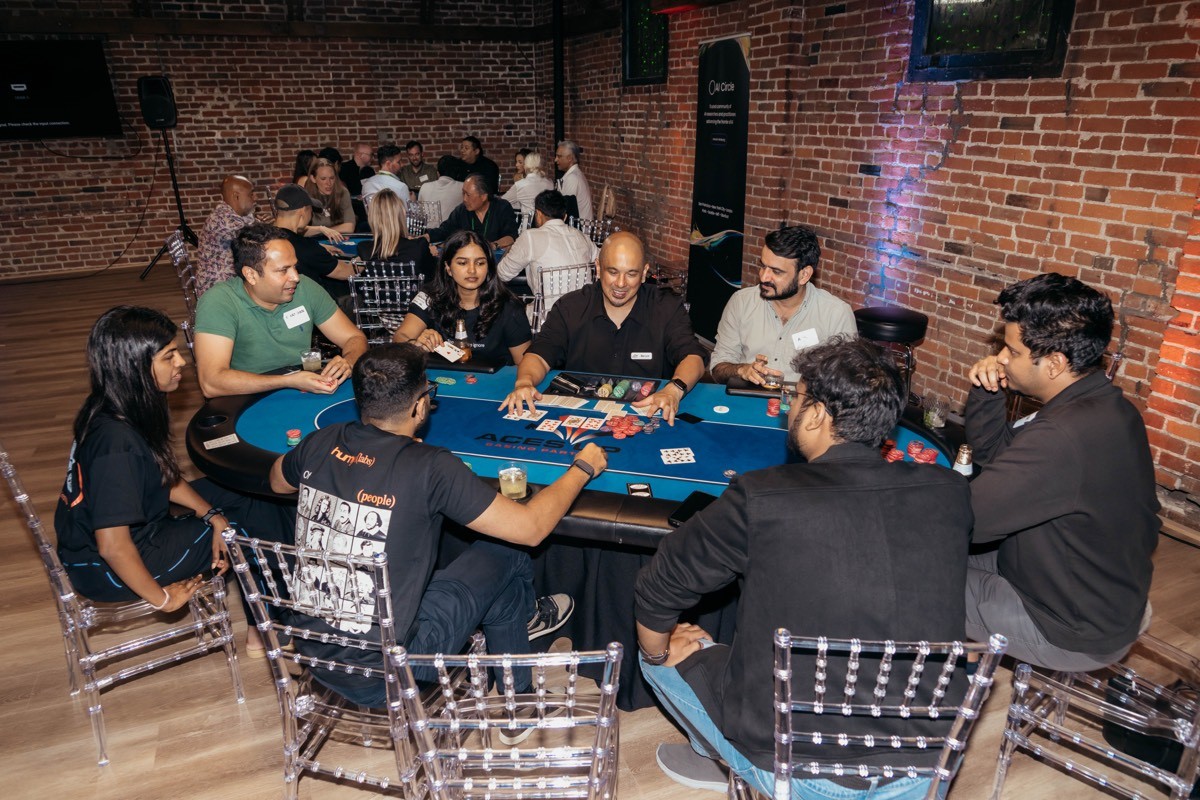 AI Circle poker night mixer