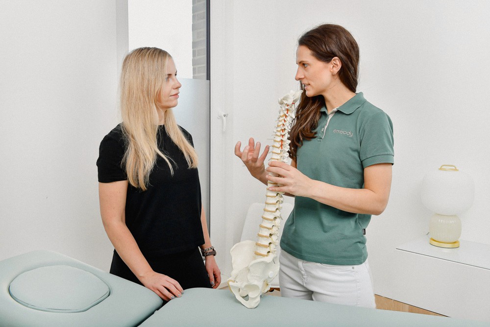 Osteopathische Behandlung des Rückens