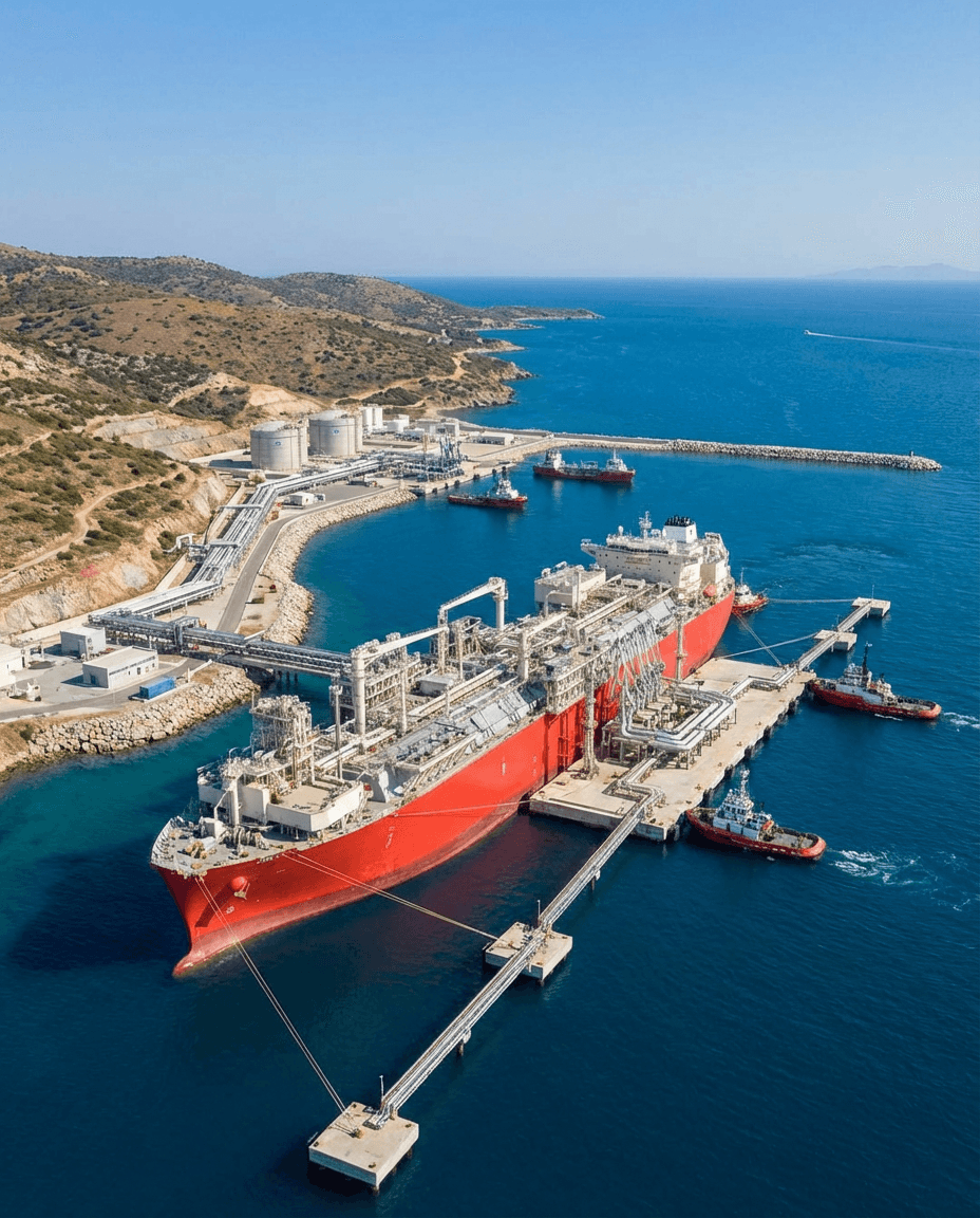 LNG FSRU terminal near Greece