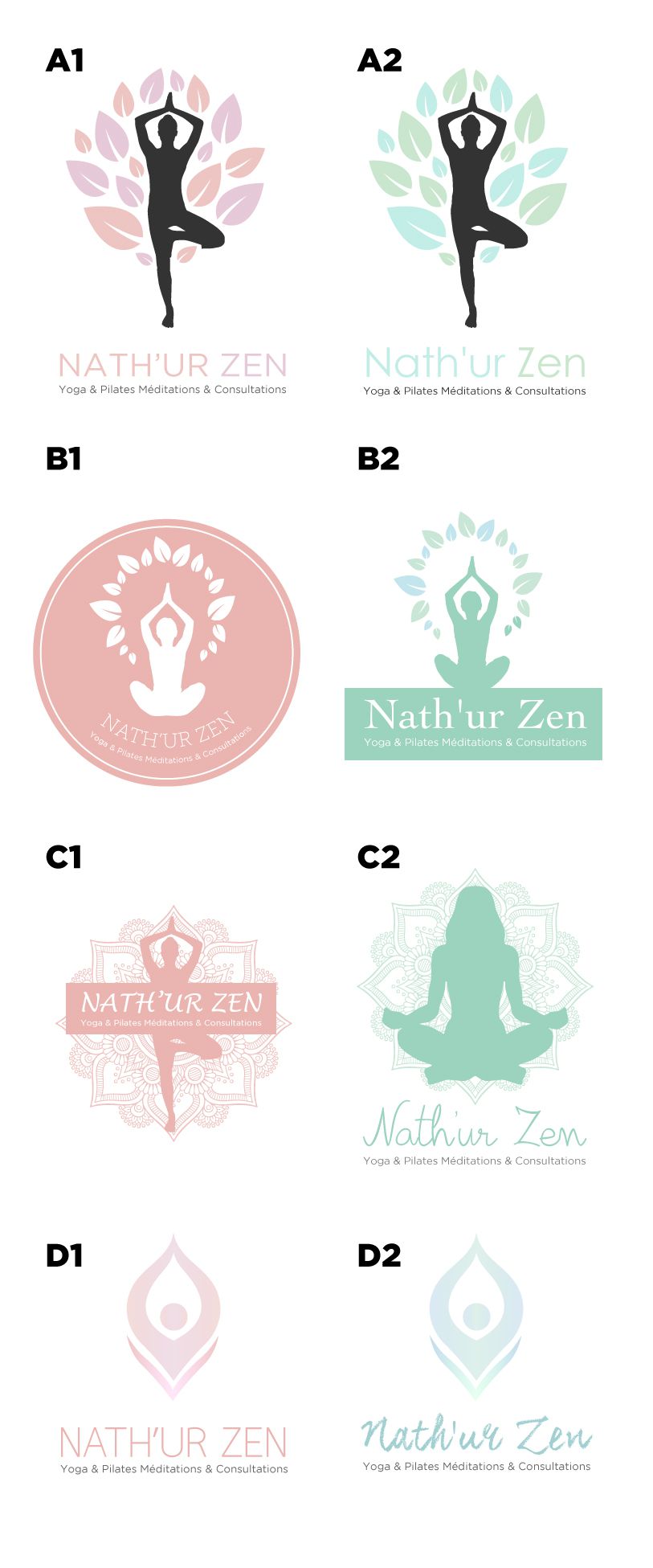 NATHUR ZEN logo draft by Suzaku Productions