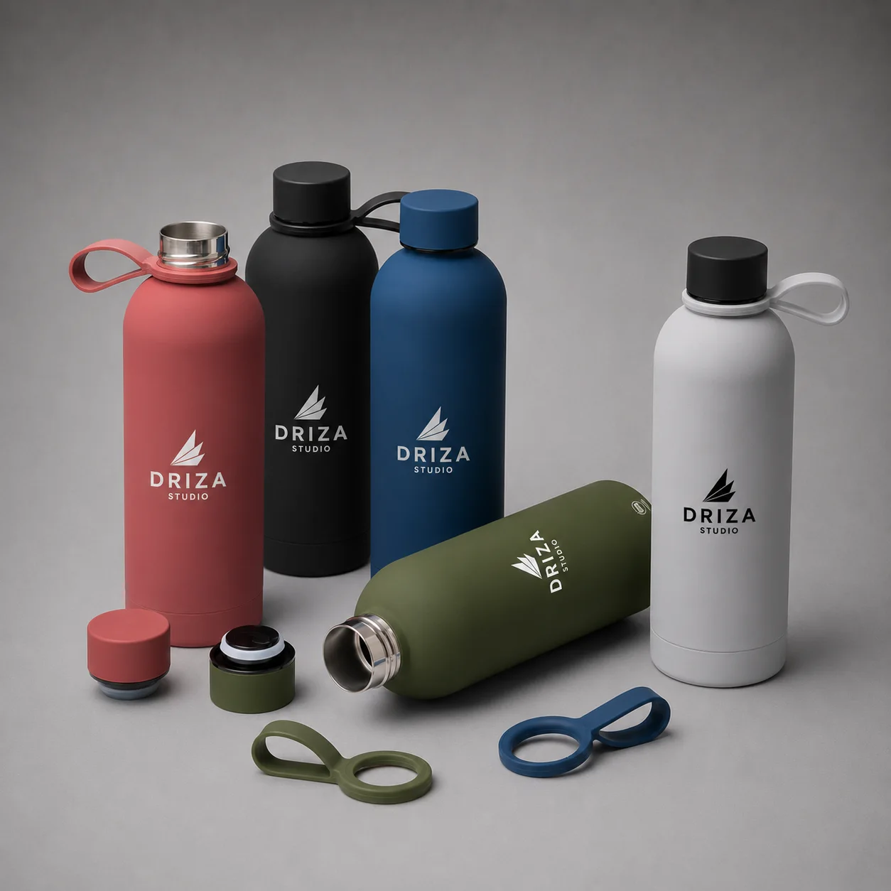 Botellas reutilizables, termos y bidones corporativos personalizados para empresas.