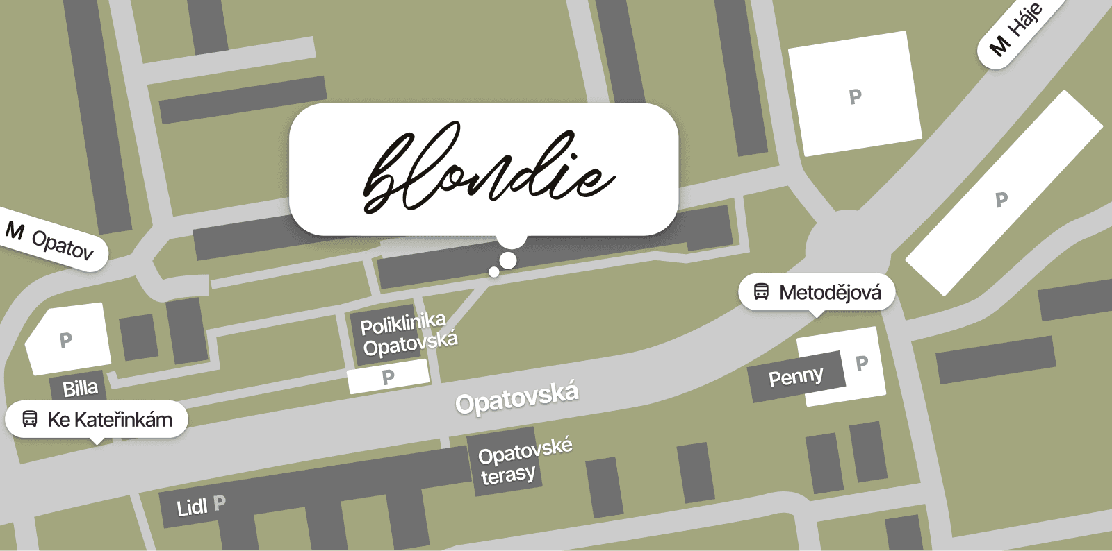 Blondie mapa