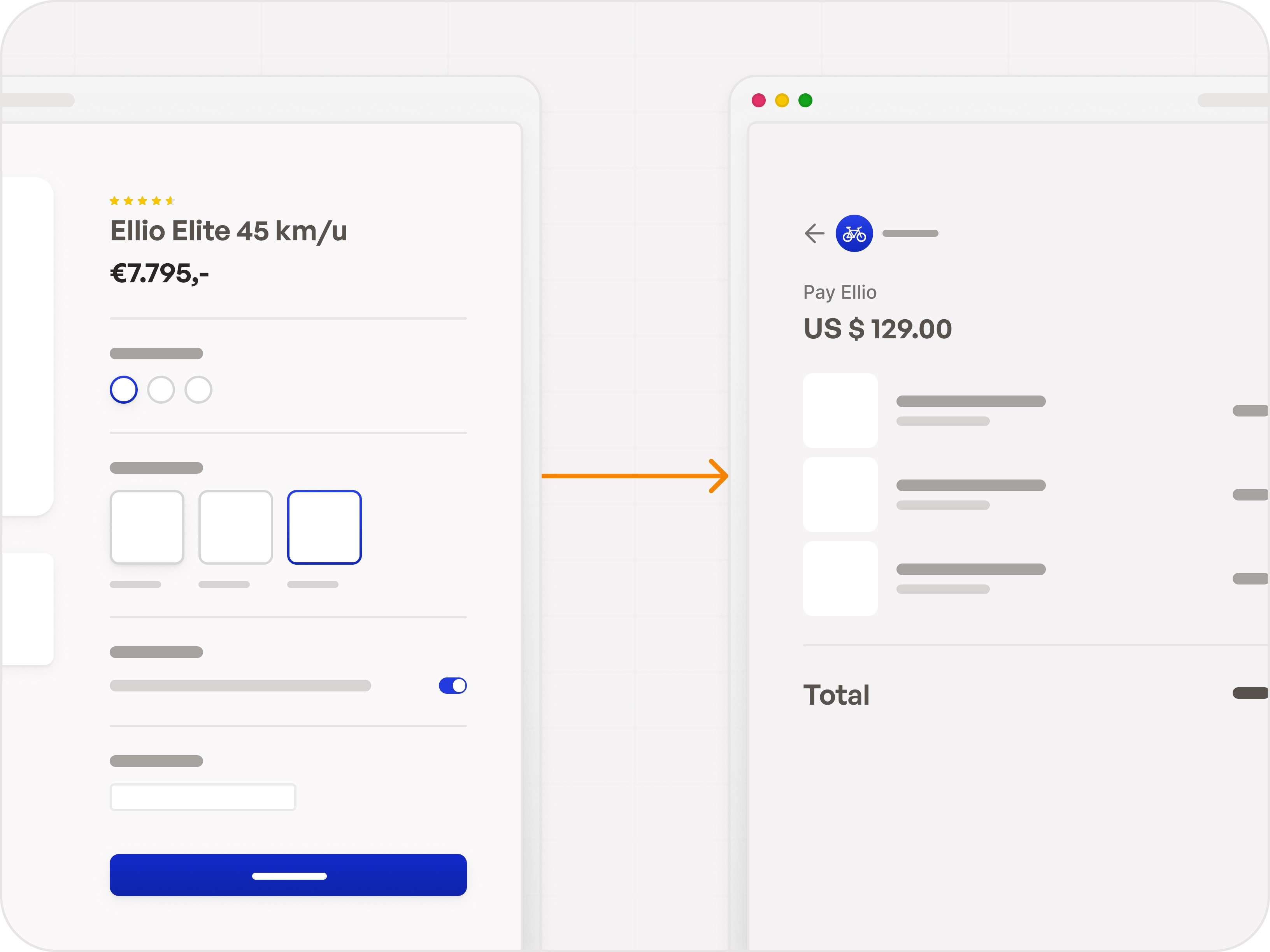 Collect payments from your product configurator