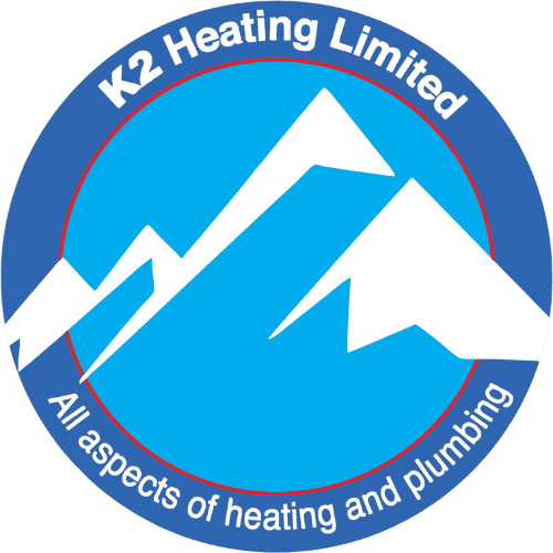 K2 Heating Ltd company logo for plumbing and heating services in Kent