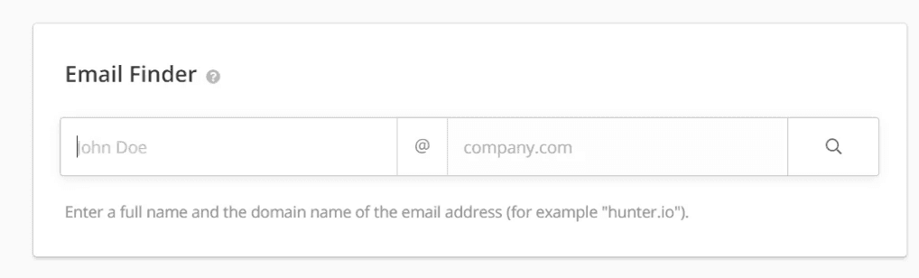 Hunter email finder
