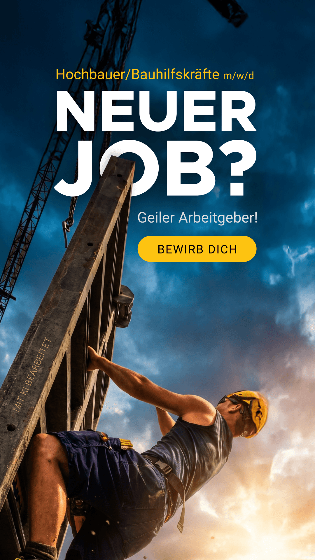 DOLL Recruiting-Ad „Neuer Job?“ im 9x16-Format