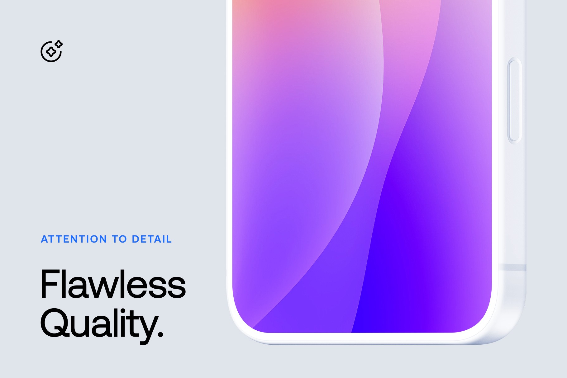 Detailed view of iPhone 17 Pro clay mockup highlighting smooth matte surface.