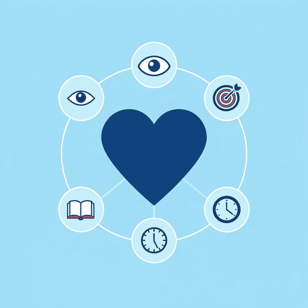 Central concept of 80th birthday t-shirt design connected to five key factors: personal meaning, visual appeal, lifestyle, comfort, and storytelling