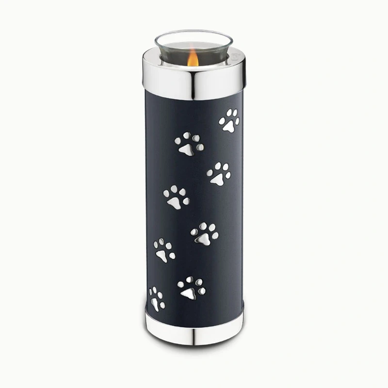 Pawprint Tealight — Midnight Tall — original supplier catalogue image