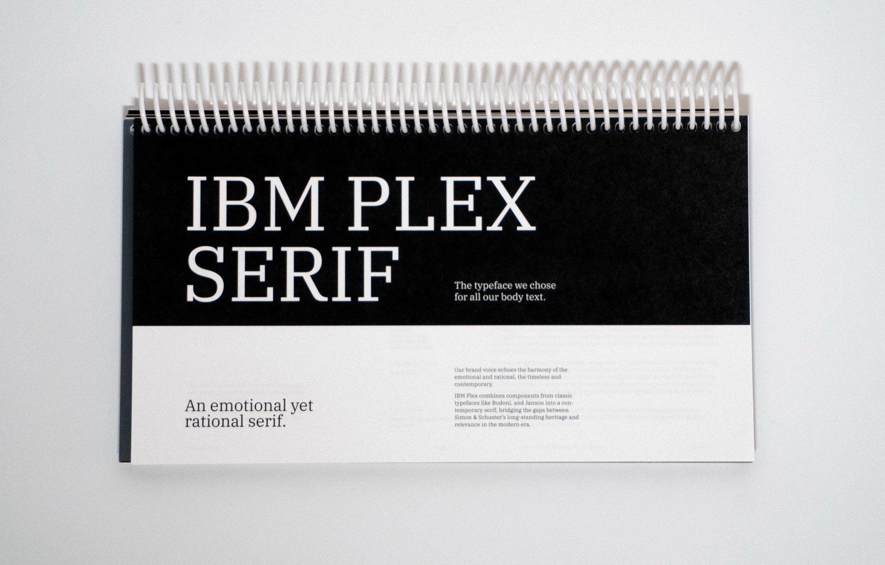 Simon & Schuster brand guidelines spread 42