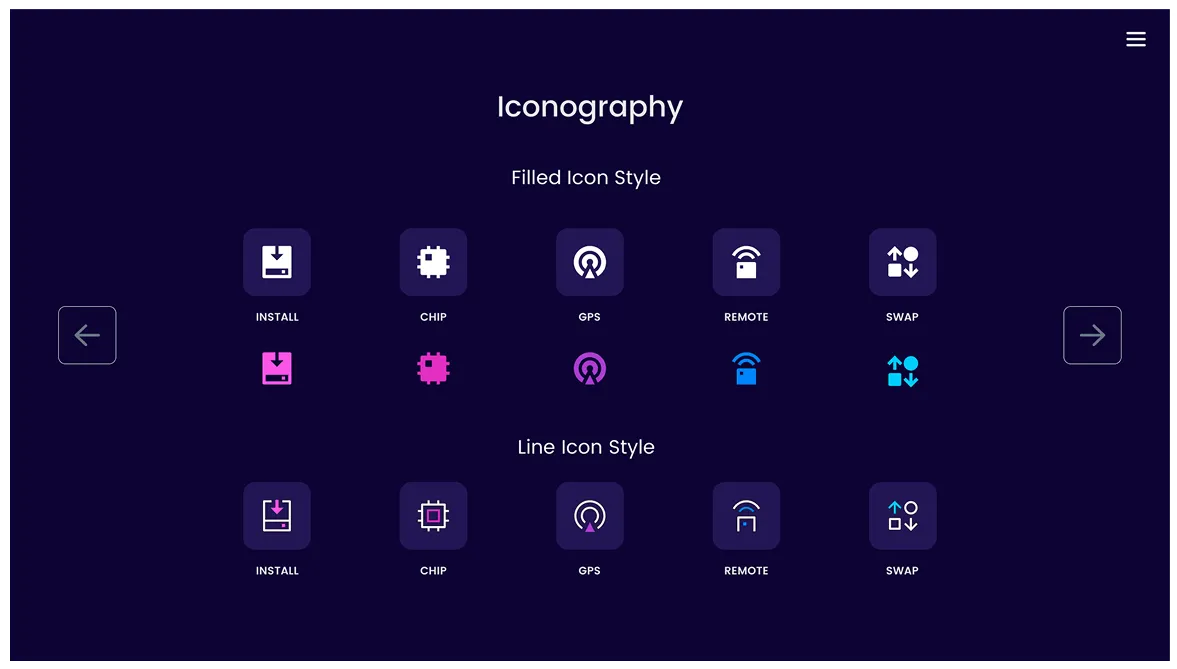 style tile iconography
