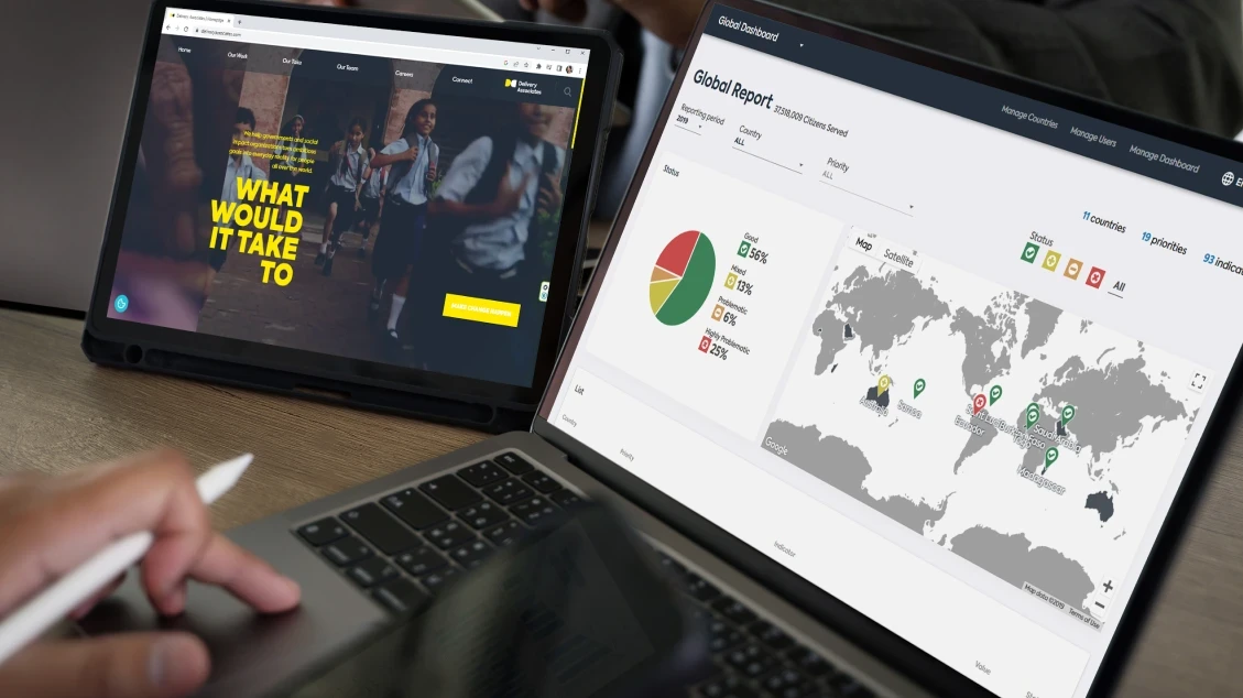 Coding performance reviewed on a dashboard