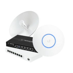 Equipos de red, switches Cisco y antenas Ubiquiti para empresas