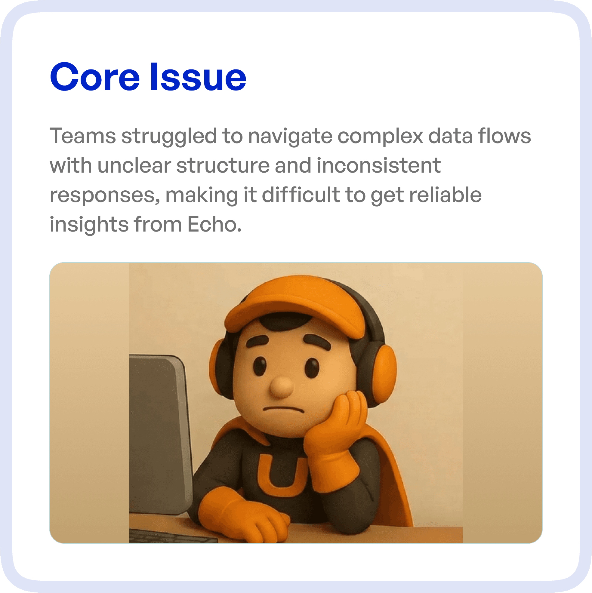 Core Problem in brief with mascot thinking