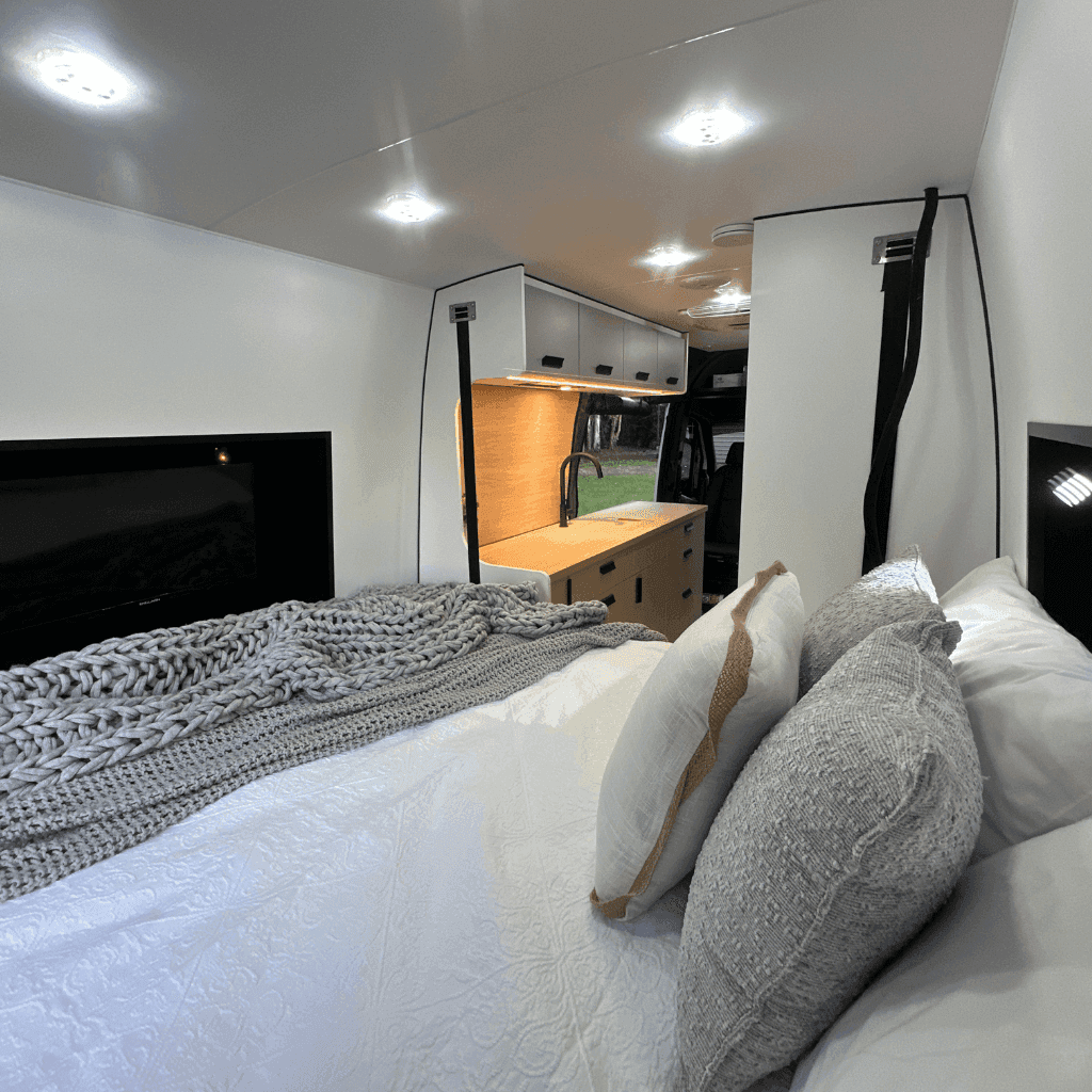 Campervan Electric lift bed