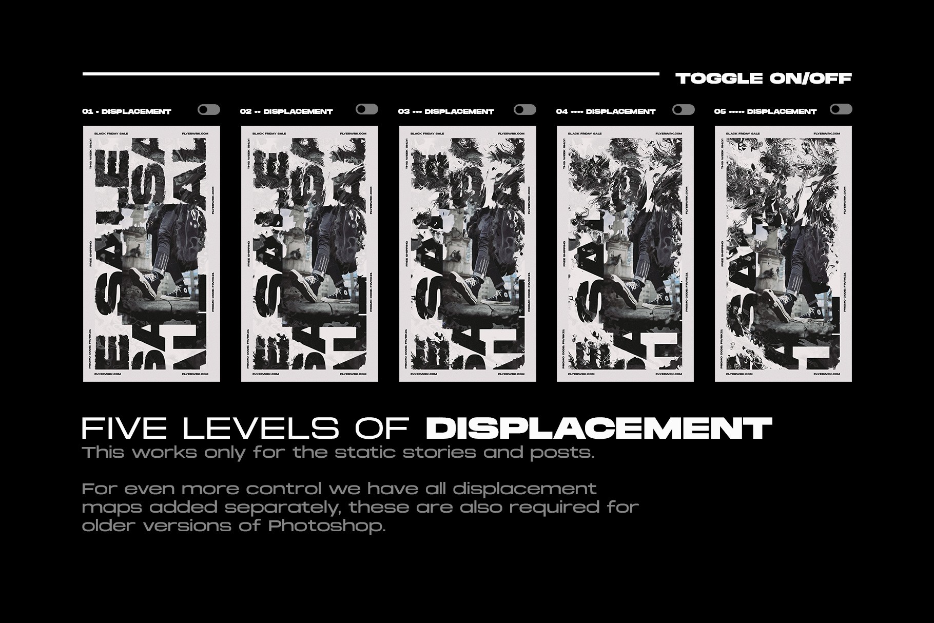 Fully editable layers of the Y2K logotype bundle shown in Adobe Illustrator and Photoshop interfaces