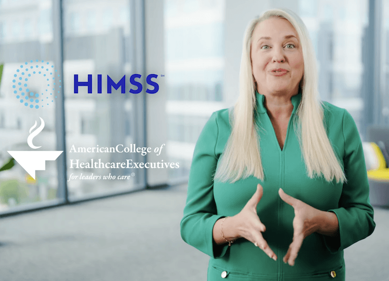 Film shot of educational speaker with on screen graphics.