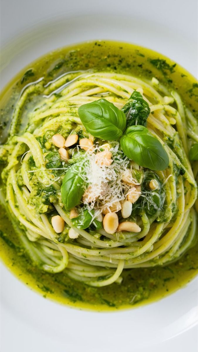 Creamy truffle Alfredo pasta from PASTA 9 Toronto, slow-cooked white sauce with Parmesan, truffle oil, and rich texture.